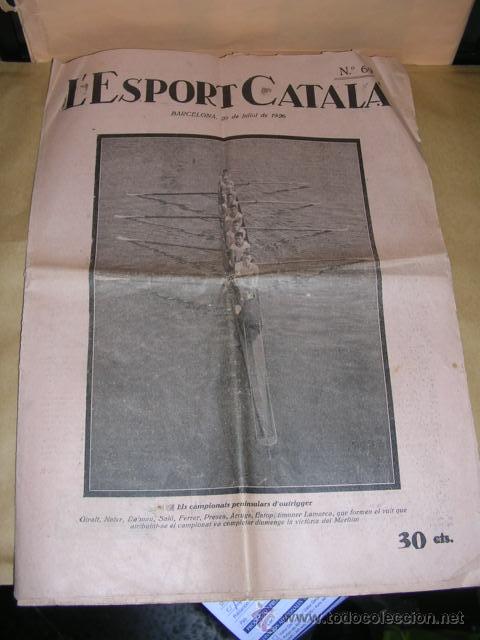 Sammelleidenschaft Sport: L'ESPORT CATALA N&ordm;69 - CAL-LIGRAMA - BARCELONA 26 JULIOL 1926 - 12 PAG. ILUSTRADO  37X26 CM.