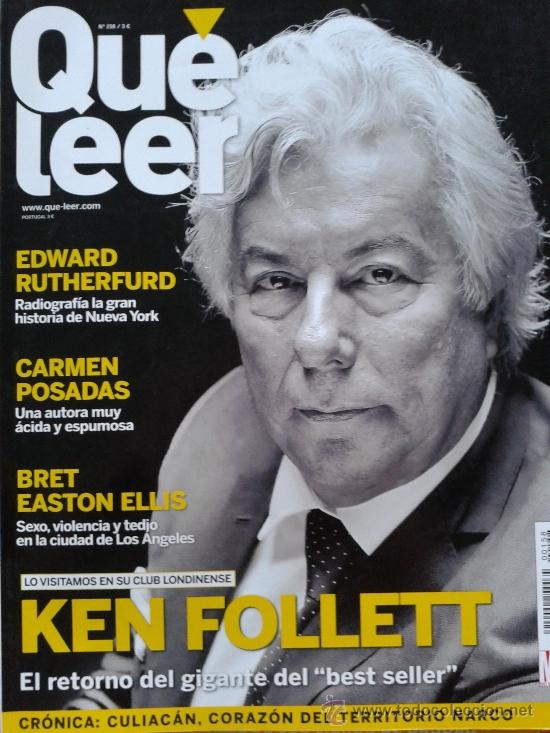 Coleccionismo deportivo: QUE LEER N&ordm; 158 -- KEN FOLLETT,EL RETORNO DEL GIGANTE -- 2010