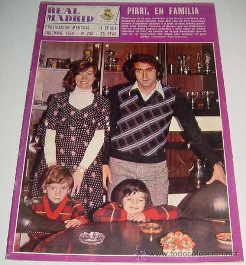 Sammelleidenschaft Sport: ANTIGUA REVISTA DEL REAL MADRID - DICIEMBRE - 1974 - N&ordm; 295 - MIDE 31X21,5 CMS - DEPORTE - 28 PAG. A