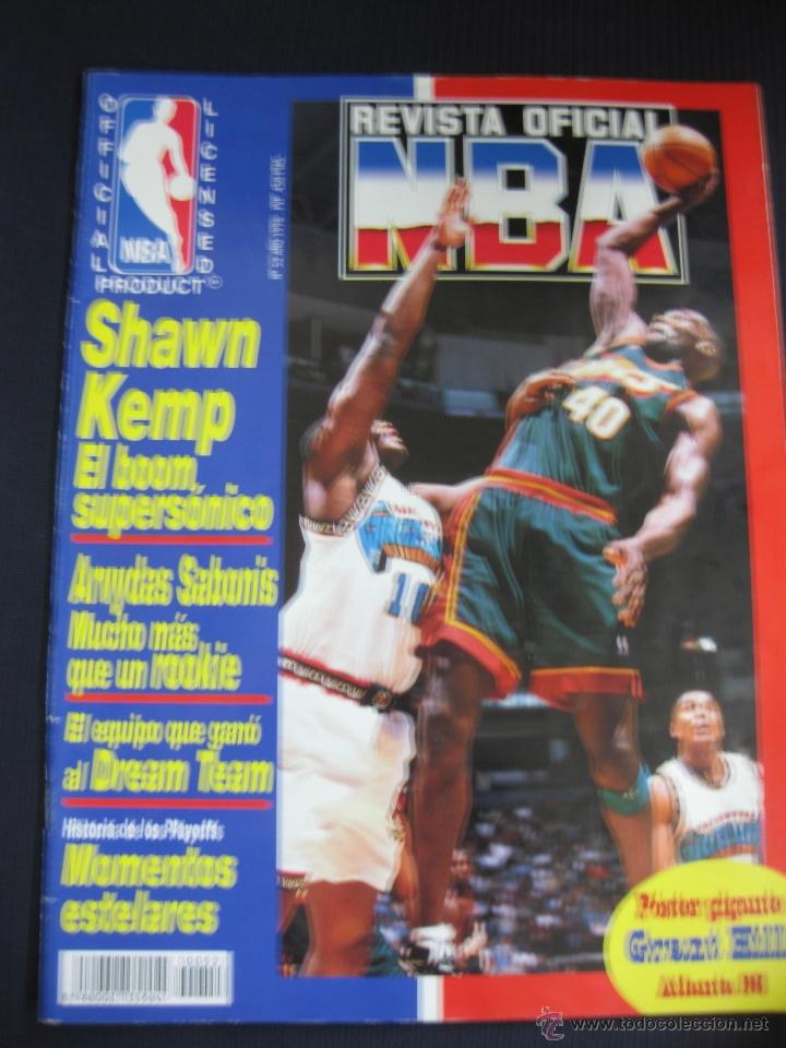 Coleccionismo deportivo: REVISTA OFICIAL NBA N&ordm; 52.- 1996. SHAWN KEMP EL BOOM SUPERSONICO..