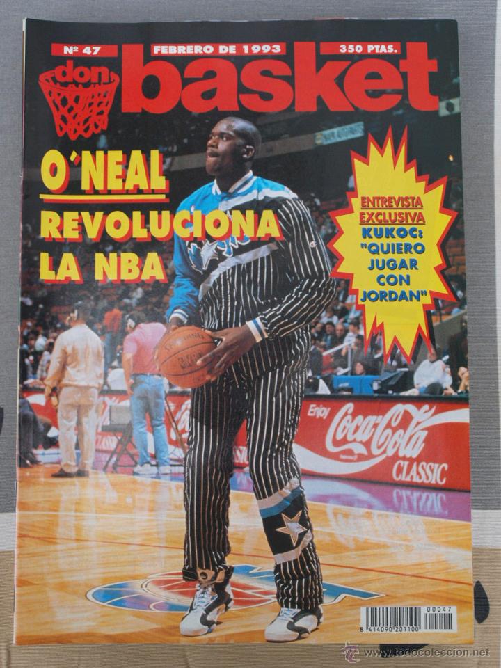 Collectionnisme sportif: REVISTA BALONCESTO DON BASKET N&ordm; 47 1993 SHAQUILLE O&acute;NEAL NBA