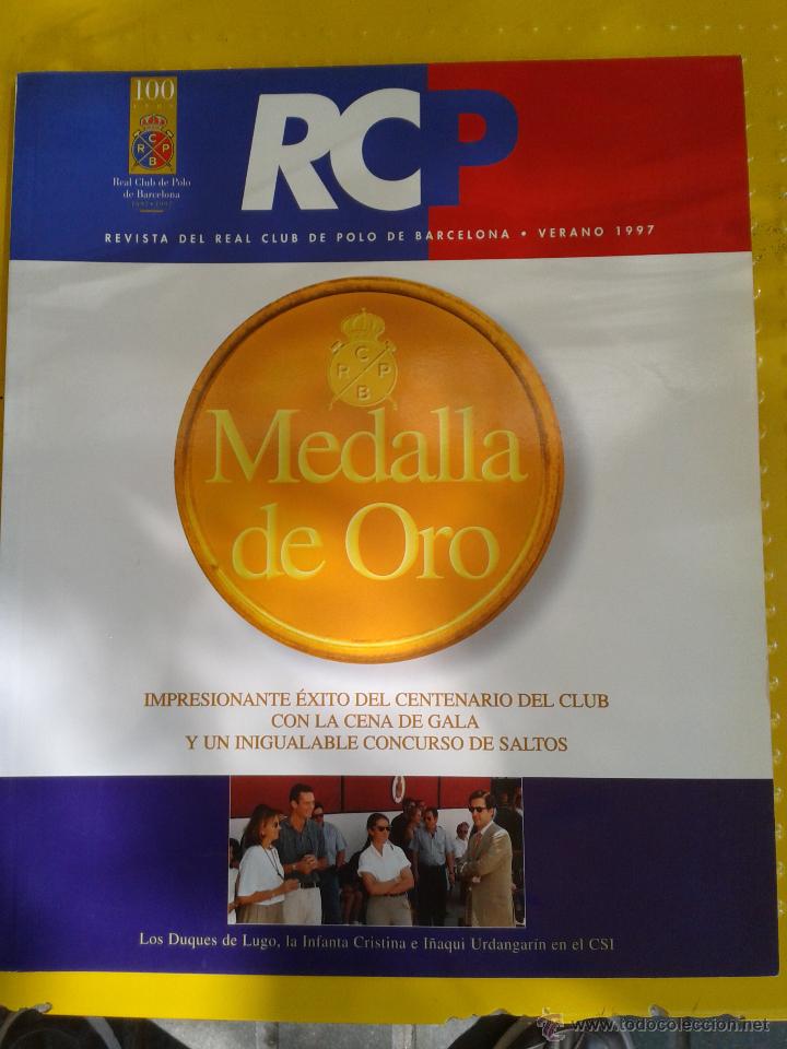 Coleccionismo deportivo: Revista Real club de Polo de Barcelona caballos h&iacute;pica Verano 1997 Centenario club concurso saltos