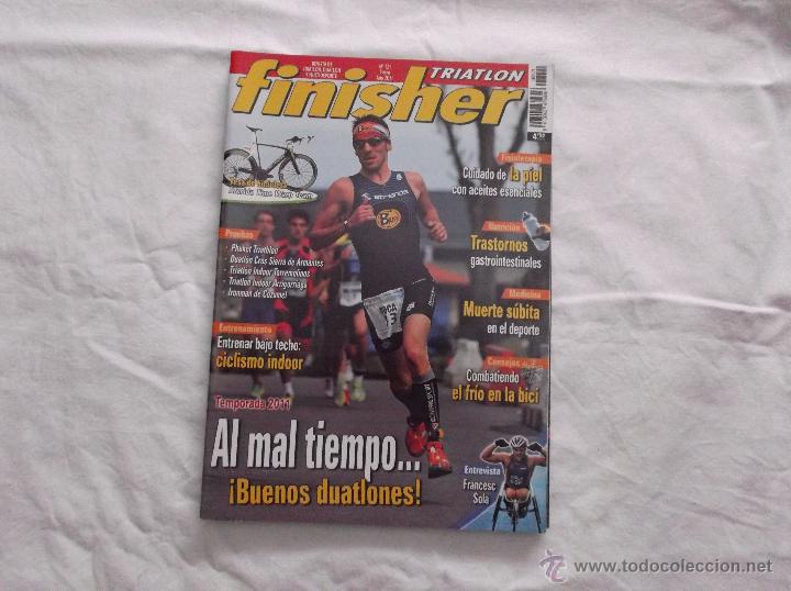 Coleccionismo deportivo: FINISHER N&ordm; 121: CICLISMO INDOOR, MUERTE S&Uacute;BITA, RASTORNOS,CUIDADO DE LA PIEL CON ACEITES ESENCIALES