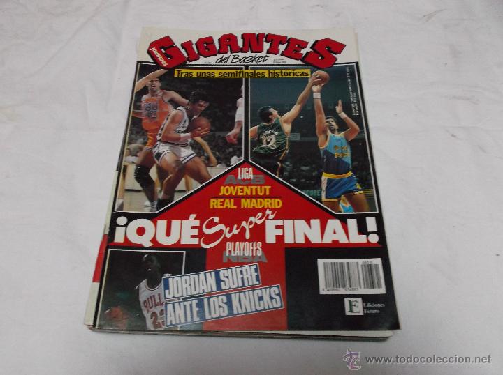 Sammelleidenschaft Sport: GIGANTES DEL BASKET N&ordm; 341. FINAL, MADRID- JOVENTUT. SEMIFINALES HIST&Oacute;RICAS. JORDAN SUFRE ANTE KNICK