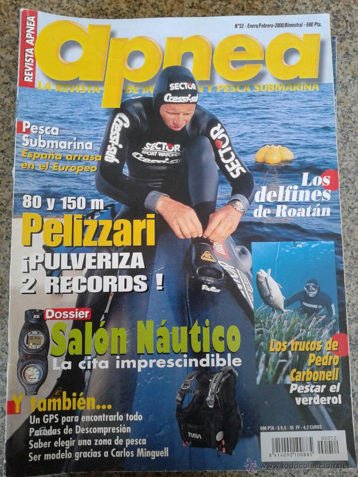 Coleccionismo deportivo: REVISTA APNEA -- N&ordm; 52 -- ENERO/FEBRERO 2000 --