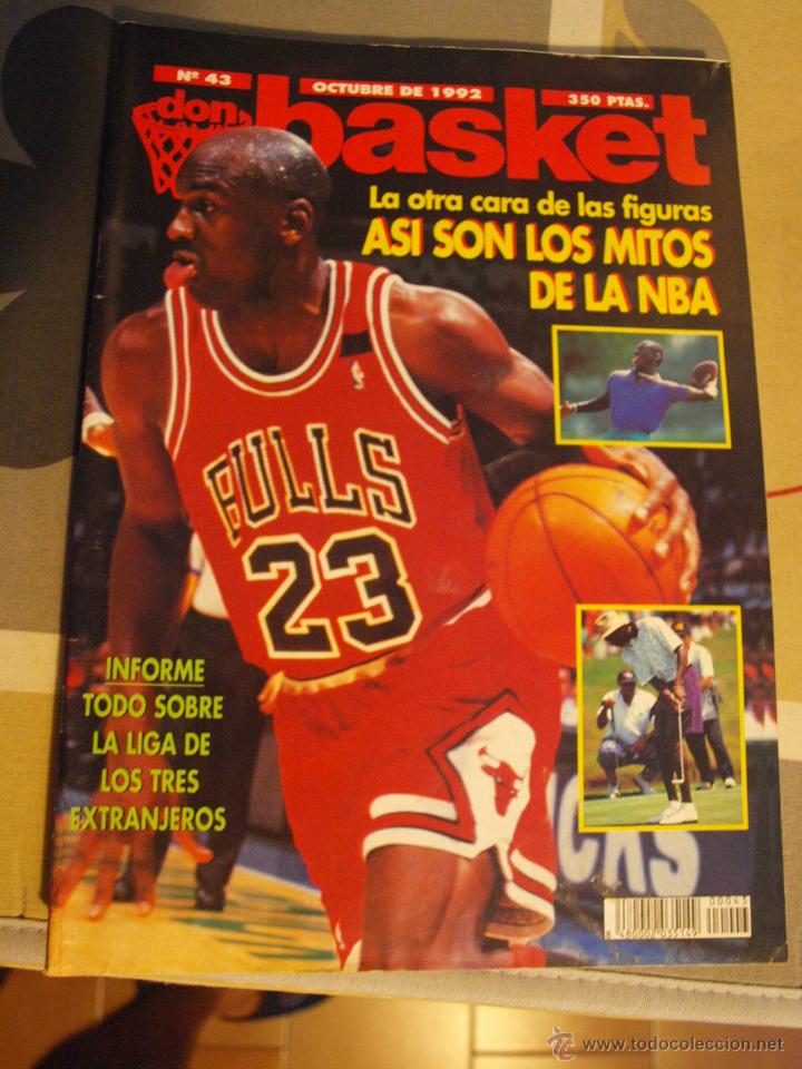 Coleccionismo deportivo: 43 REVISTA BALONCESTO NBA DON BASKET 1992 MICHAEL JORDAN POSTER CHRIS MULLIN