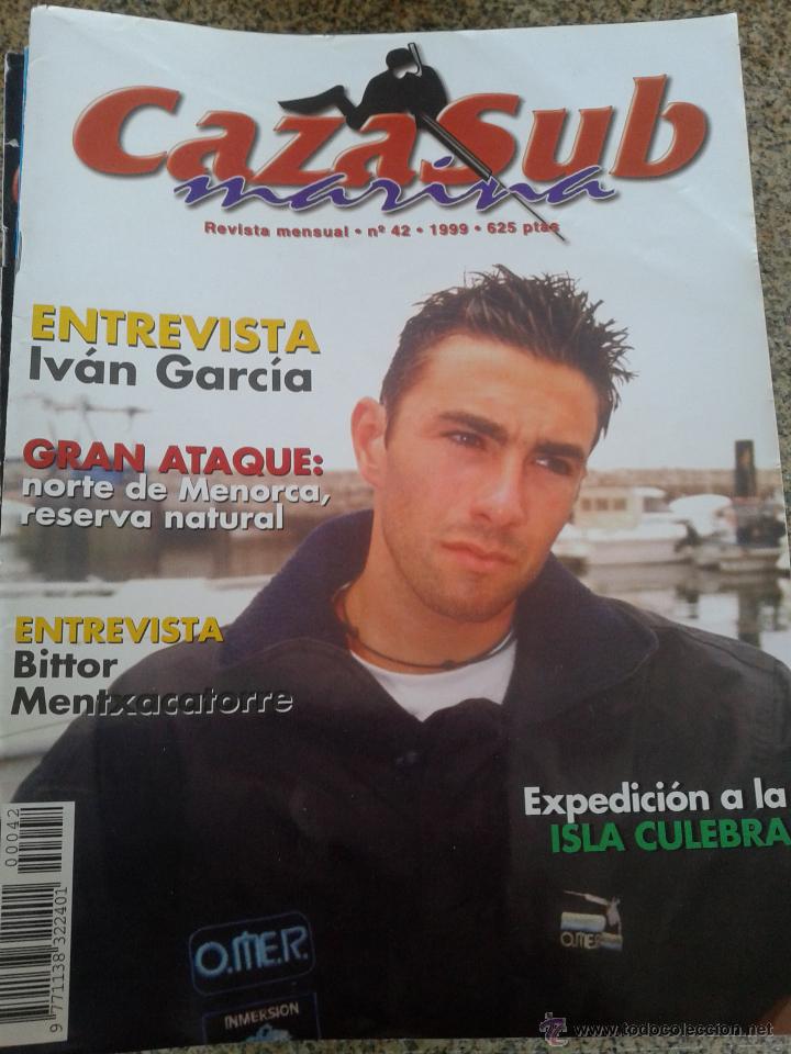 Coleccionismo deportivo: REVISTA - CAZA SUBMARINA - N&ordm; 42 - 1999 -- ENTREVISTA A IVAN GARCIA --