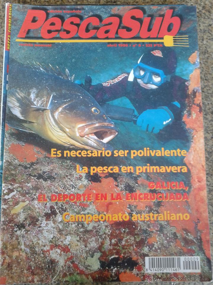 Coleccionismo deportivo: REVISTA PESCA SUBMARINA -- N&ordm; 9 - ABRIL 1996 --
