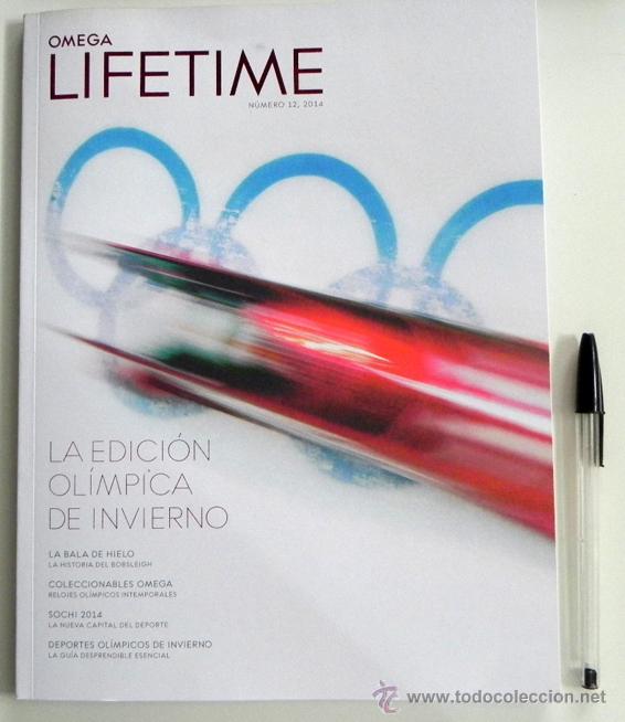 Coleccionismo deportivo: REVISTA OMEGA LIFETIME LA EDICI&Oacute;N OL&Iacute;MPICA DE INVIERNO JJOO RELOJES DEPORTE GU&Iacute;A FOTOS SOCHI 2014