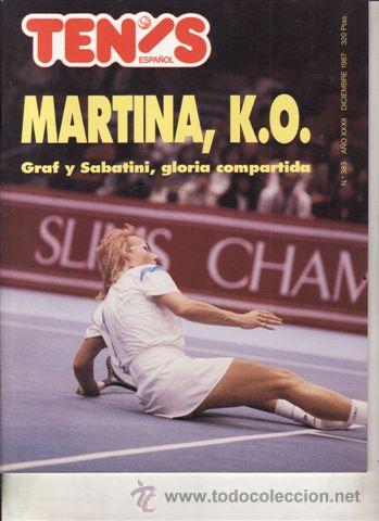 Sports collectibles: REVISTA TENIS ESPA&Ntilde;OL N&ordm; 383 A&Ntilde;O 1987. MAYOTTE, UN YANKEE EN PARIS BARCY. EDBERG Y GUSTAFFSON SE