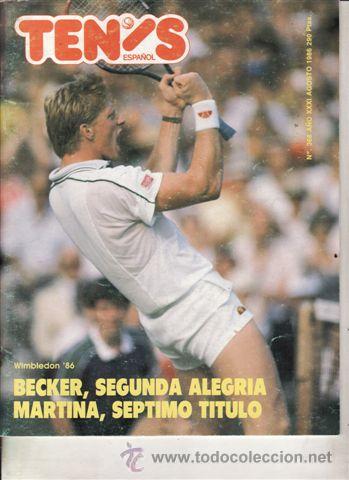 Sammelleidenschaft Sport: REVISTA TENIS ESPA&Ntilde;OL N&ordm; 368 A&Ntilde;O 1986. MCENROE YA ES PAPA. EL JUAN COMPTA EN MARCHA. E APPLE BOWL