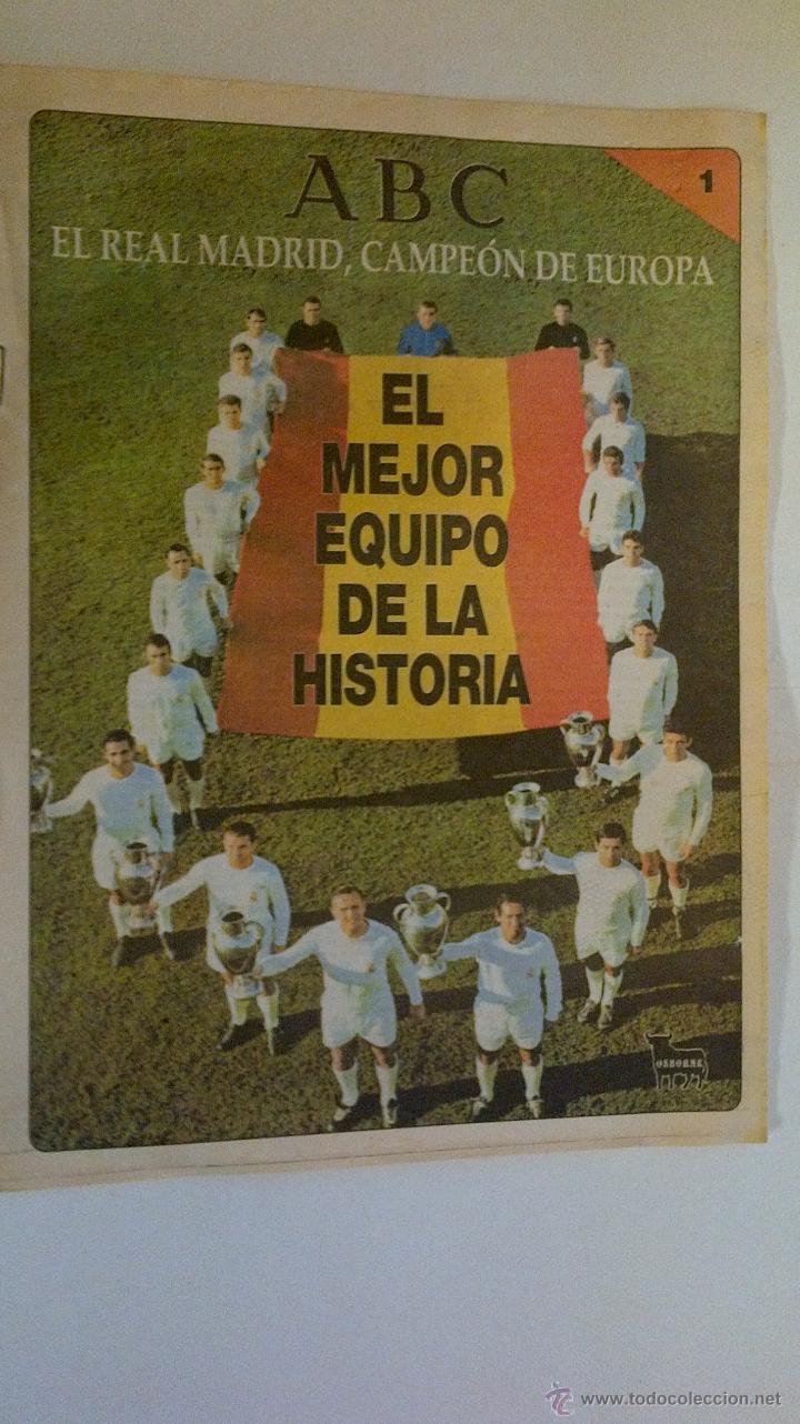 Coleccionismo deportivo: EL REAL MADRID CAMPEON DE EUROPA EDITADO ABC. FASCICILO 1 CAMPEON DE EUROPA