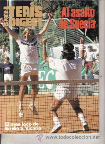 Sports collectibles: REVISTA TENIS DIGEST N&ordm; 31. EL MES LOCO DE EMILIO S. VICARIO. AL ASALTO DE SUECIA.