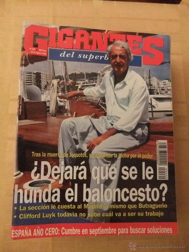 Sammelleidenschaft Sport: GIGANTES DEL SUPERBASKET, 460, 29-08-1994. JAQUOTOT, CLIFFORD LUYK. REAL MADRID.