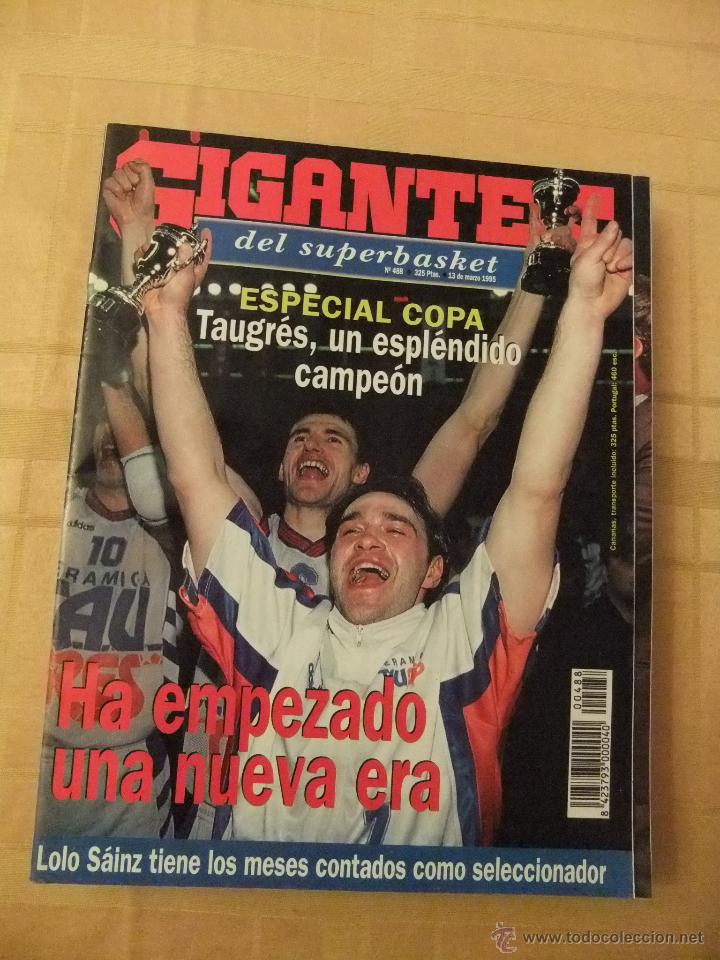 Sammelleidenschaft Sport: GIGANTES DEL SUPERBASKET, 488, 13-03-1995. TAUGRES CAMPEON.
