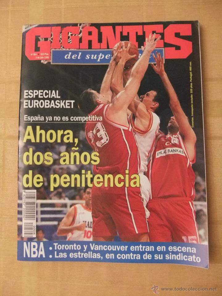 Sammelleidenschaft Sport: GIGANTES DEL SUPERBASKET, 504, 03-07-1995. ESPA&Ntilde;A - TURQUIA