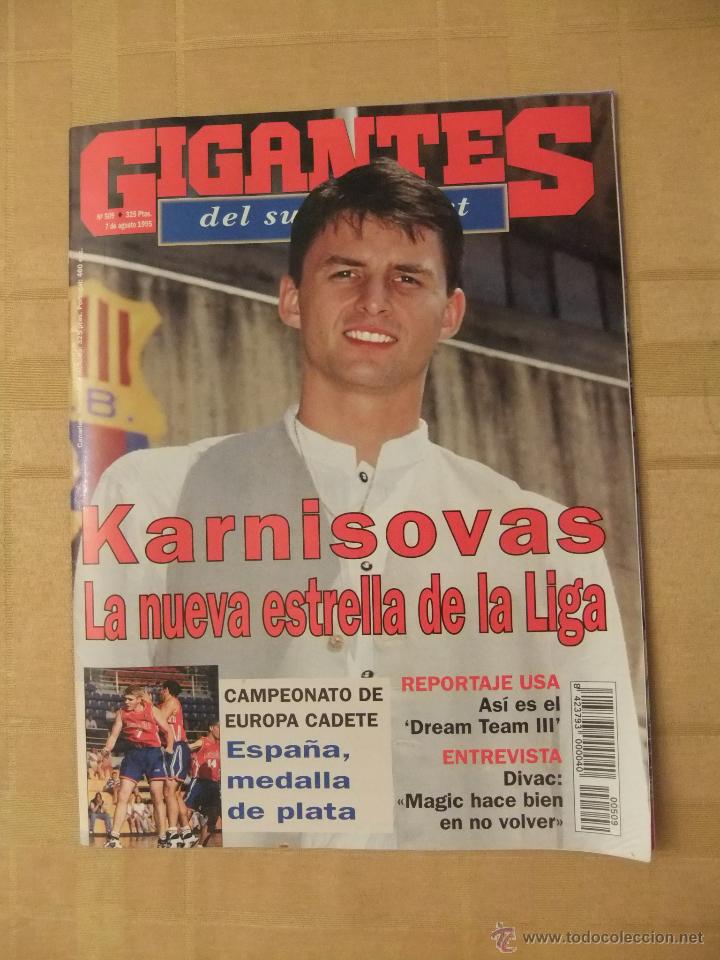 Sammelleidenschaft Sport: GIGANTES DEL SUPERBASKET, 509, 07-08-1995. KARNISOVAS.
