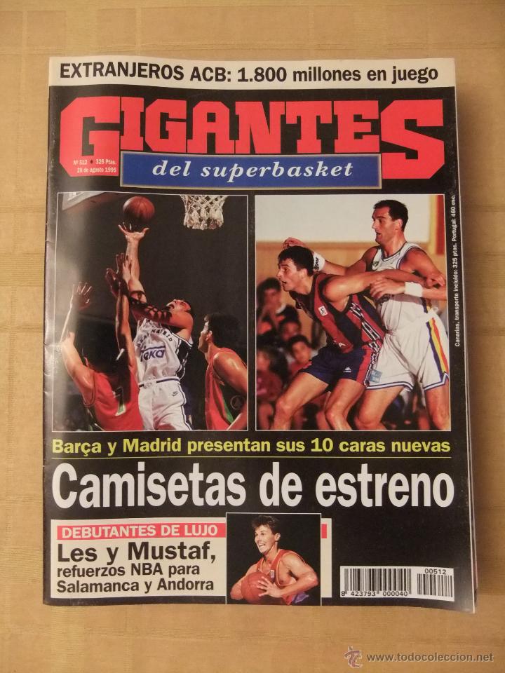 Sammelleidenschaft Sport: GIGANTES DEL SUPERBASKET, 512, 28-08-1995. BARCELONA. REAL MADRID.