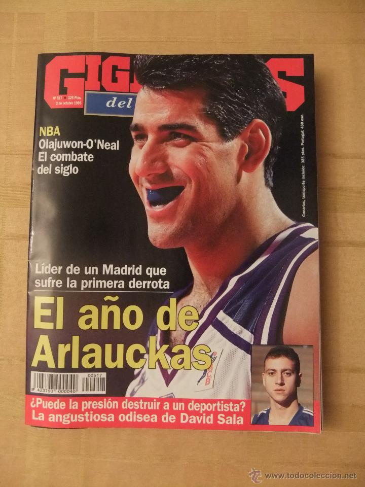 Sammelleidenschaft Sport: GIGANTES DEL SUPERBASKET, 517, 02-10-1995. OLAJUWON, O&acute;NEAL. ARLAUCKAS.