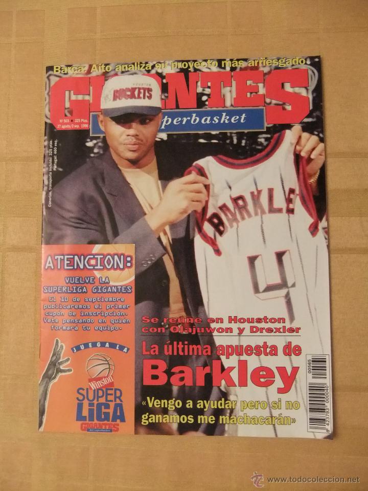 Sammelleidenschaft Sport: GIGANTES DEL SUPERBASKET, 565, 27-08-1996. CHARLES BARKLEY, HOUSTON ROCKETS.