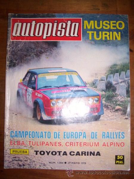 Coleccionismo deportivo: AUTOPISTA. N&ordm; 1004 ; 21 Mayo 1978