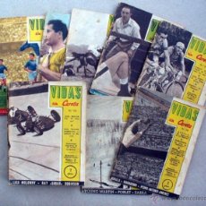 Coleccionismo deportivo: VIDAS SIN CARETA, LOTE DE 19 NÚMEROS AÑO 1955. Lote 47908538