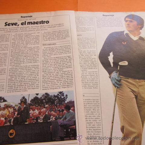 Coleccionismo deportivo: ARTICULO 1980 - GOLF SEVERIANO BALLESTEROS - 6 PAG