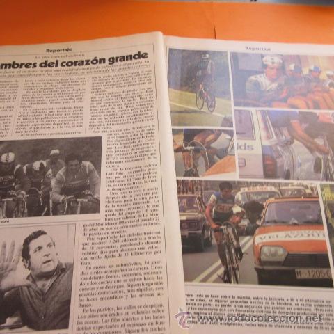 Coleccionismo deportivo: ARTICULO 1980 - CICLISMO MANZANEQUE LOS HOMBRES DEL CORAZON GRANDE - 4 PAG