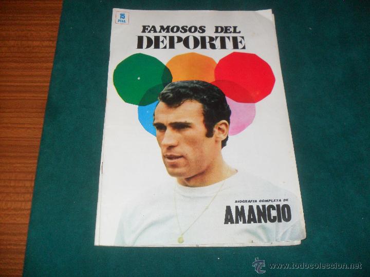 Collezionismo sportivo: FAMOSOS DEL DEPORTE, AMANCIO. CODESA 1969