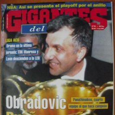 Coleccionismo deportivo: REVISTA ''GIGANTES DEL BASKET'' Nº 756 - PANATHINAIKOS (OBRADOVIC), CAMPEÓN DE EUROPA (2000)