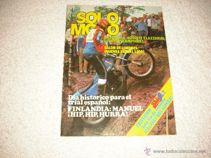 Coleccionismo deportivo: SOLO MOTO  N. 205 , 1979