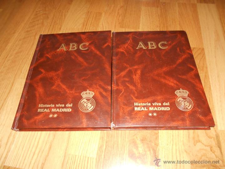 Coleccionismo deportivo: HISTORIA VIVA DEL REAL MADRID - DOS TOMOS (ABC, 1988) MUY BUEN ESTADO