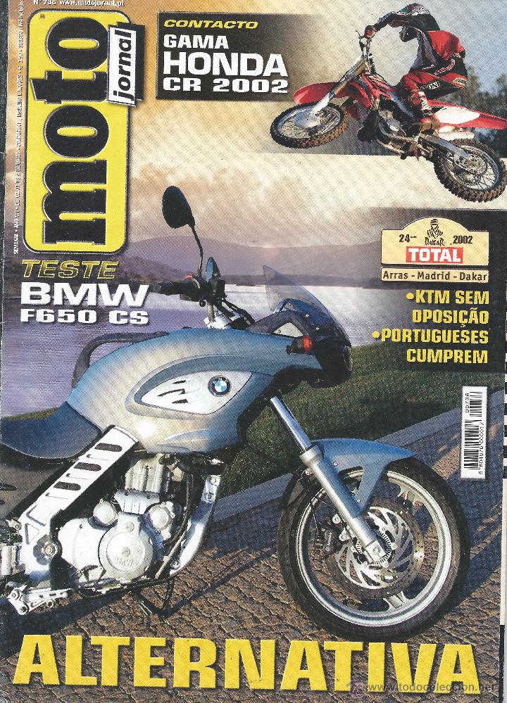 Coleccionismo deportivo: REVISTA MOTOCICLISMO - MOTO JORNAL - A&Ntilde;O 2002 - HONDA CR 2002 - Ed. Portugal