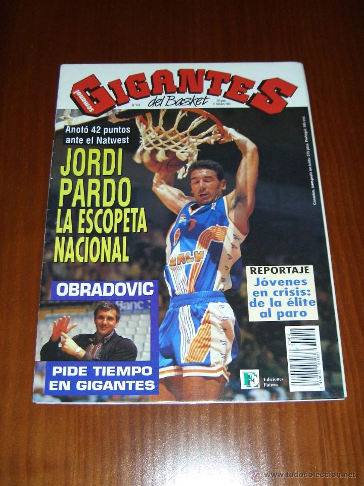 Sports collectibles: Gigantes del Basket n&ordm; 414 - Octubre 1993 - En portada Jordi Pardo