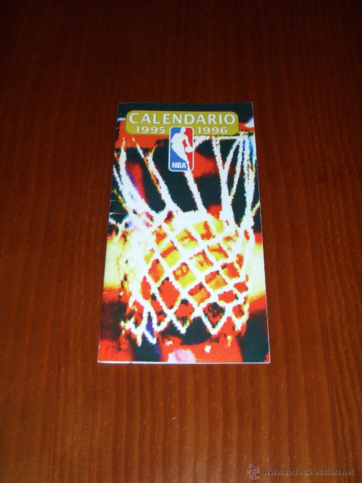 Coleccionismo deportivo: Calendario NBA 1995 - 1996 - Revista Oficial NBA