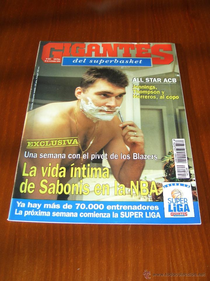 Sports collectibles: Gigantes del Basket n&ordm; 524 - En portada Sabonis