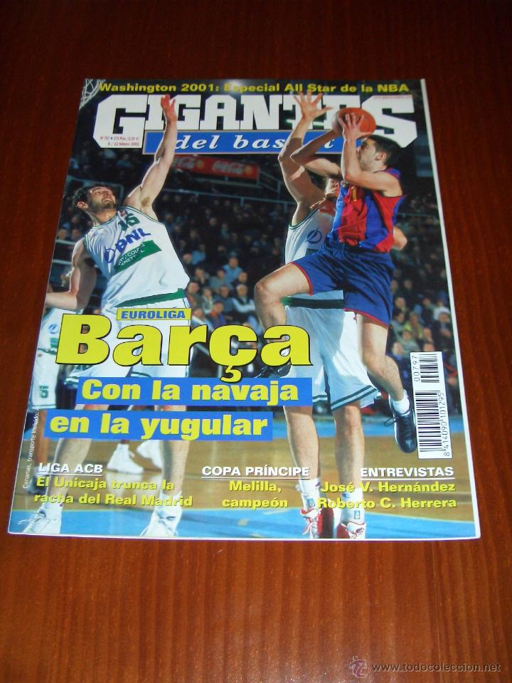 Sports collectibles: Gigantes del Basket n&ordm; 797 - En portada Juan Carlos Navarro