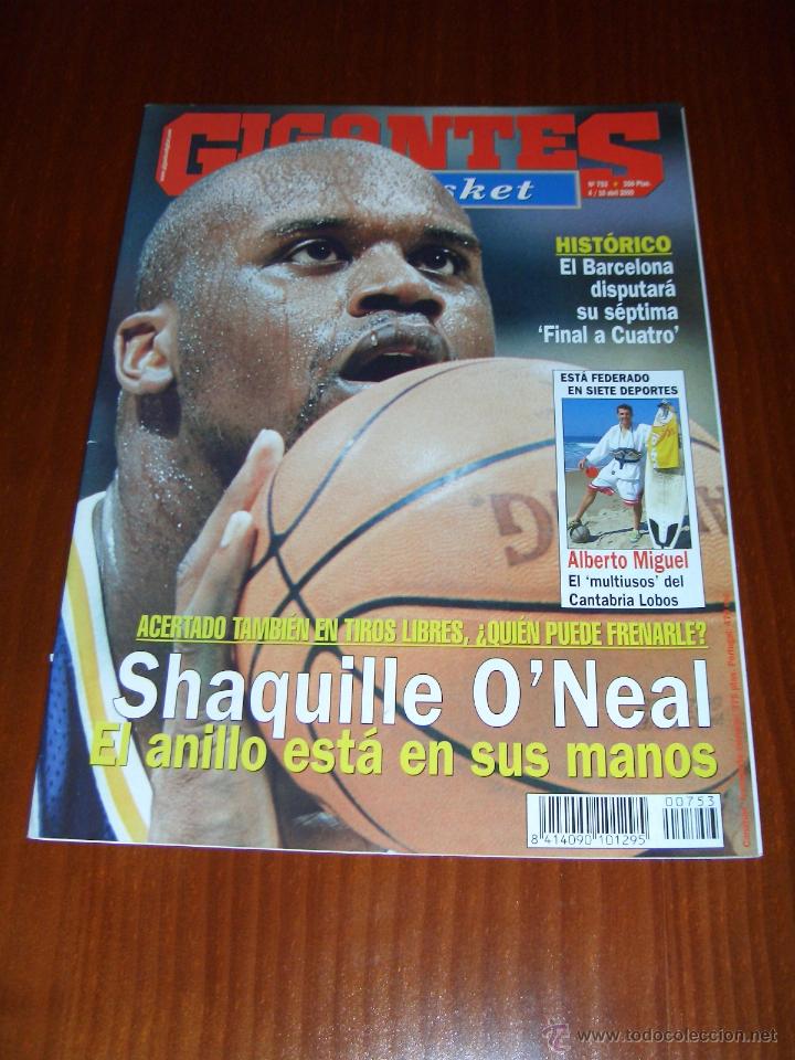 Sports collectibles: Gigantes del Basket n&ordm; 753 - En portada Shaquille O'neal