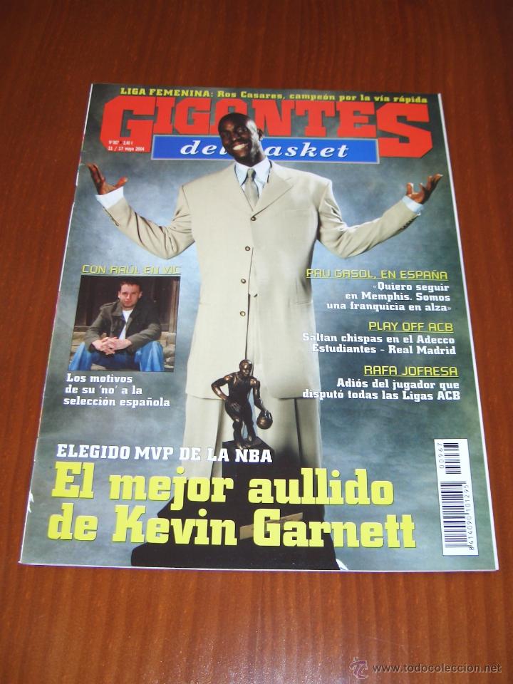 Sammelleidenschaft Sport: Gigantes del Basket n&ordm; 967 - En portada Kevin Garnett