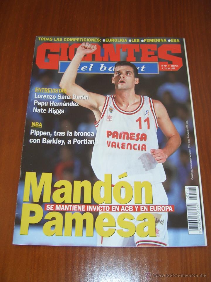 Coleccionismo deportivo: Gigantes del Basket n&ordm; 727