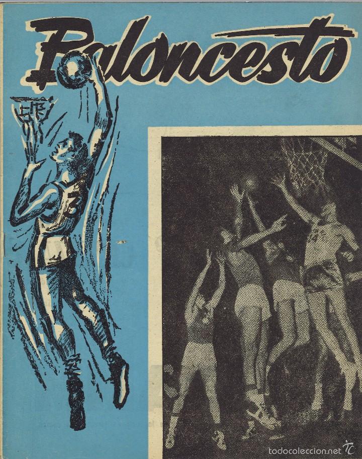 Coleccionismo deportivo: REVISTA BALONCESTO - BOLETIN FEDERACION ESPA&Ntilde;OLA BALONCESTO - 23 - 1959