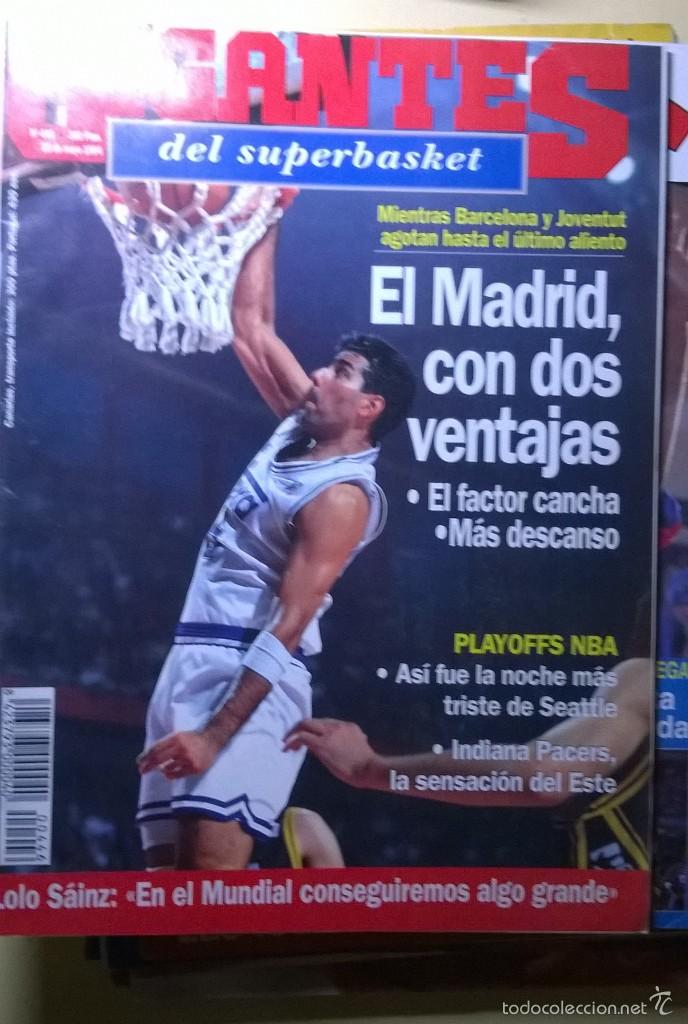 Coleccionismo deportivo: GIGANTES DEL SUPERBASKET, 446, 23-05-1994. REAL MADRID, PLAYOFFS NBA