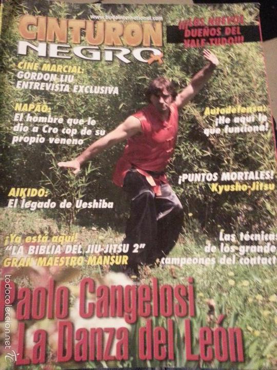 Sammelleidenschaft Sport: REVISTA CINTURON NEGRO - N 204 CINE MARCIAL, NAPAO AIKIDO , KYUSHO JISTU