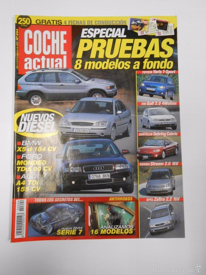 Sammelleidenschaft Sport: REVISTA COCHE ACTUAL. N&ordm;694. A&Ntilde;O 2001. NUEVOS DIESEL. ESPECIAL PRUEBAS.