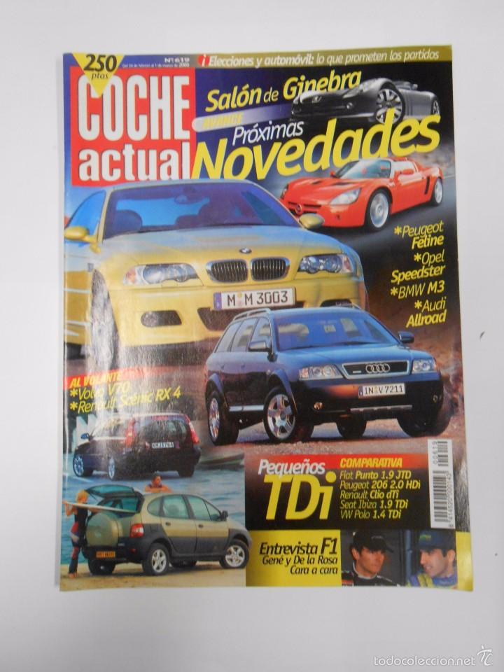 Coleccionismo deportivo: REVISTA COCHE ACTUAL. N&ordm;619. SALON DE GINEBRA PROXIMAS NOVEDADES. TDKR14