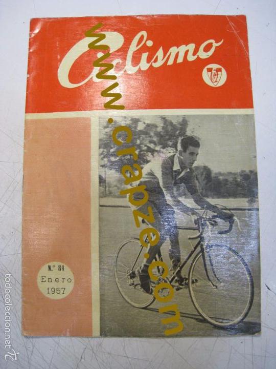 Coleccionismo deportivo: CICLISMO N&ordm; 84, ENERO 1957 - REVISTA ORIGINAL