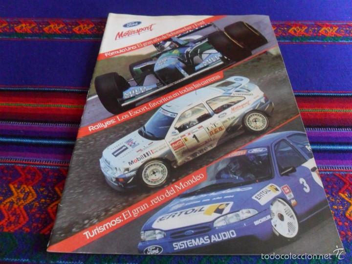 Coleccionismo deportivo: FORD MOTORSPORT 1994. F&Oacute;RMULA 1 SCHUMACHER, RALLYES ESCORT FAVORITOS, TURISMOS MONDEO. BE.
