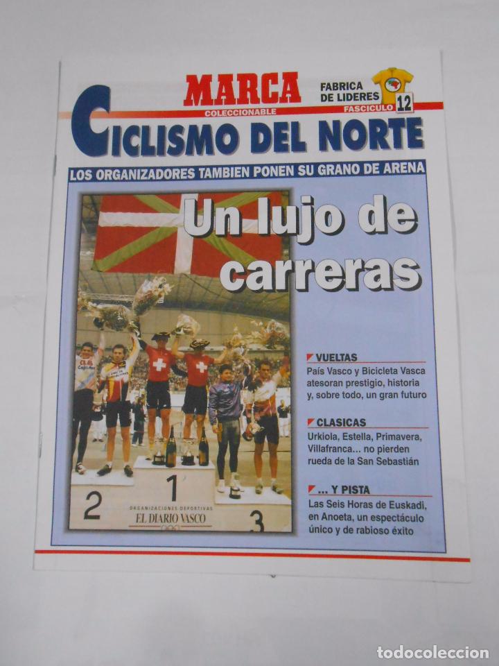 Coleccionismo deportivo: CICLISMO DEL NORTE. FABRICA DE LIDERES. FASCICULO N&ordm; 12. MARCA COLECCIONABLE. TDKR25