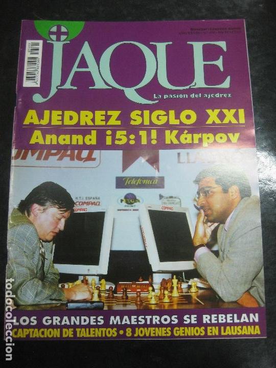 Coleccionismo deportivo: REVISTA DE AJEDREZ JAQUE N&ordm; 499. ARNAND 5 : 1 KARPOV.