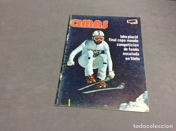 Coleccionismo deportivo: REVISTA CIMAS ESQUI COMPETICION DE FONDO, ESCALADA EN HIELO - DEPORTES MONTA&Ntilde;A